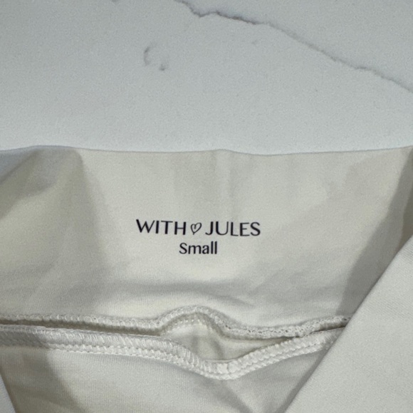 Cream Tiered Skirt - Picture 2 of 3